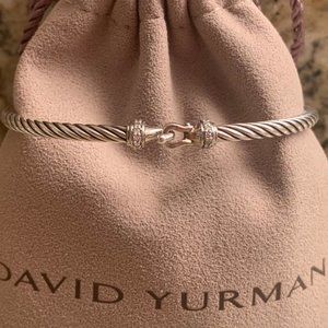 David Yurman Buckle Bracelet w/ Diamond & RECEIPT!